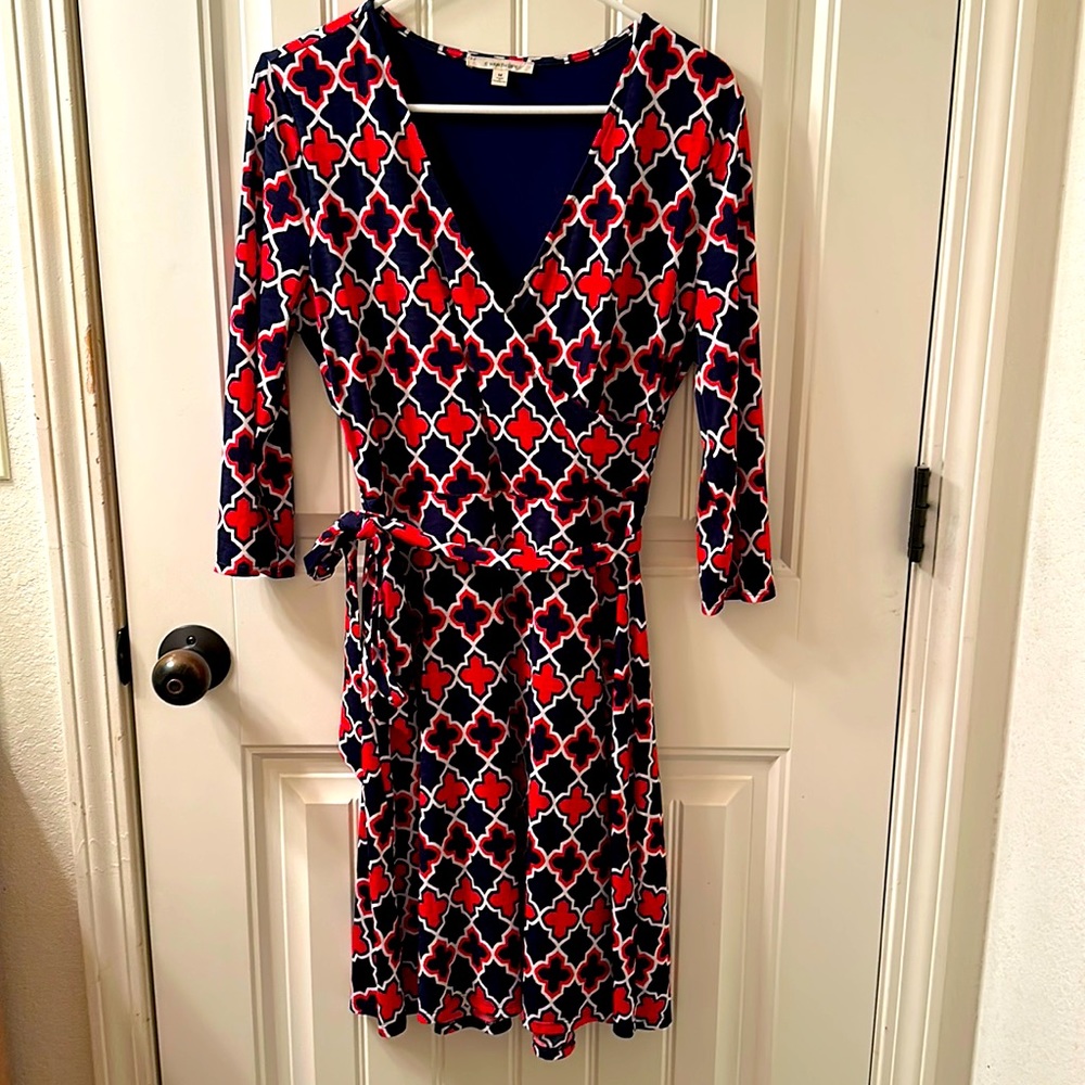 41 Hawthorn: Renesme Jersey Faux Wrap Dress (StitchFix)
